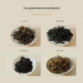 A set of the four major black teas