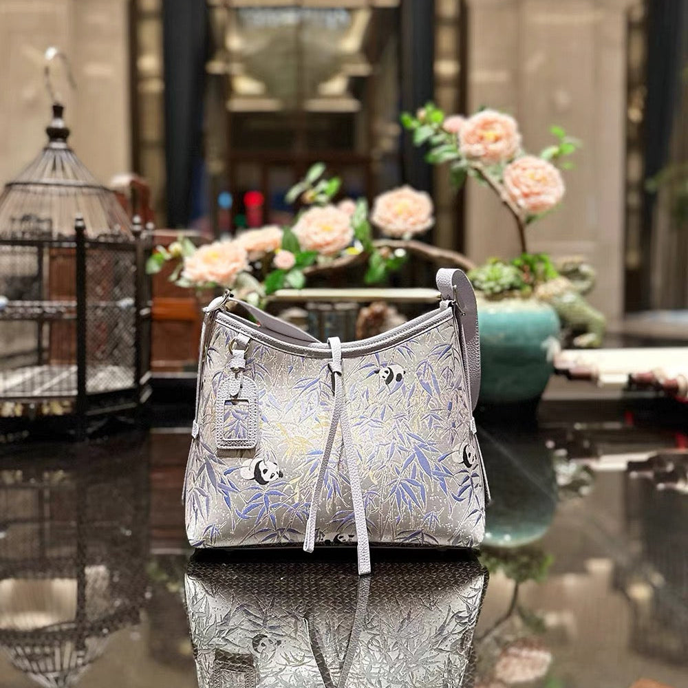 New Chinese-style traditional handicraft Songzhi silk braided bag for women