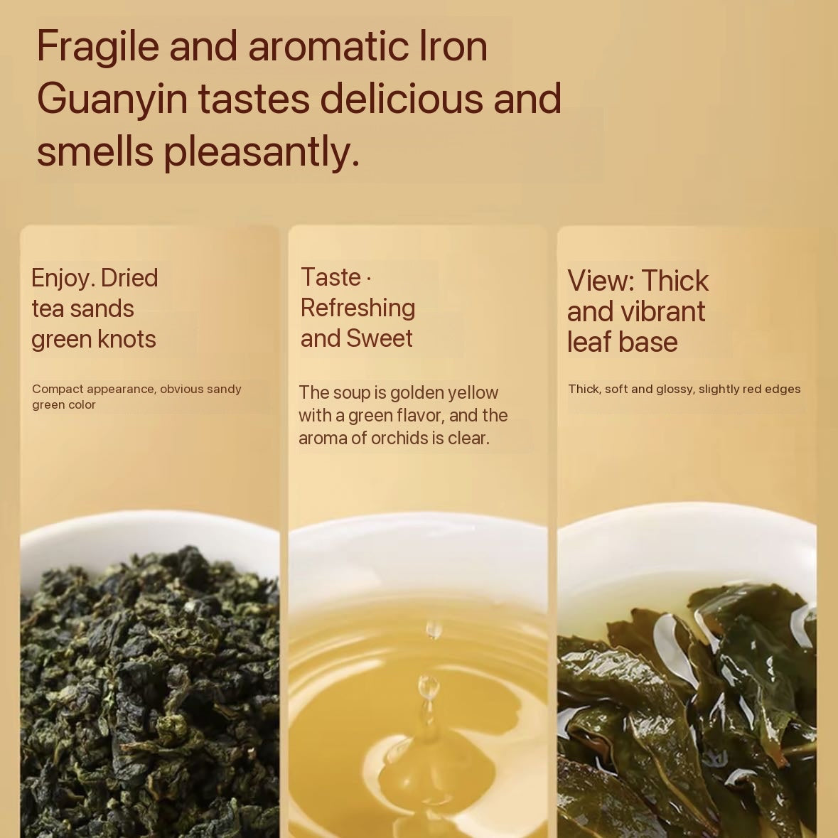 Tea gift box set (Jin Jun Mei, Dahong Pao, Tieguanyin)